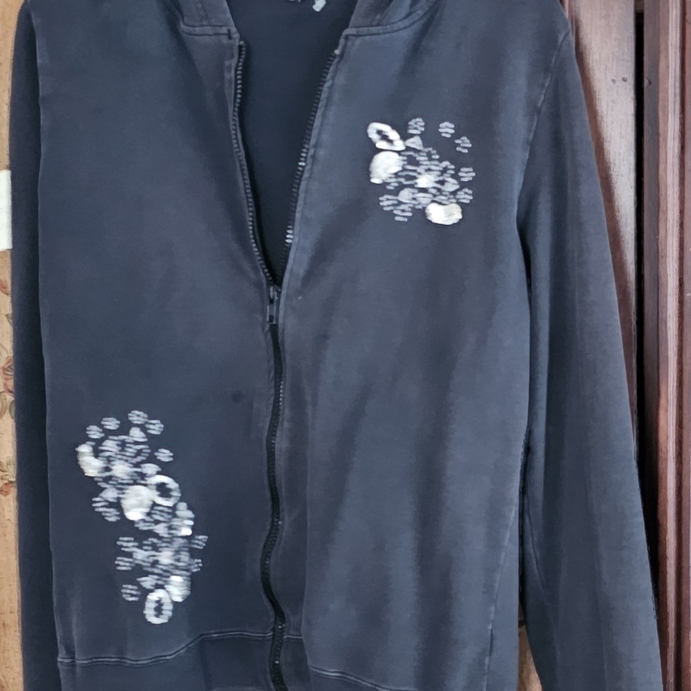 BCBG Black Active Jacket with Embellishments.